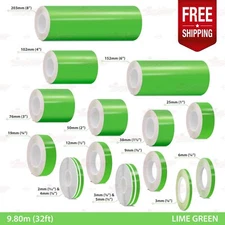LIME GREEN Roll PIN STRIPE Car Striping Line TAPE Decal Adhesive Vinyl Sticker