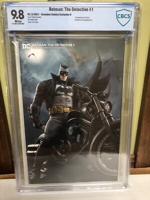 Batman: The Detective #1 CBCS 9.8 WT PGS 2021 Raf Grassetti LTD 1400 ScorpionCmx