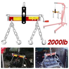 900kg 2000lbs Engine lifting Hoist Leveller Chain Load Garage Loading Balance