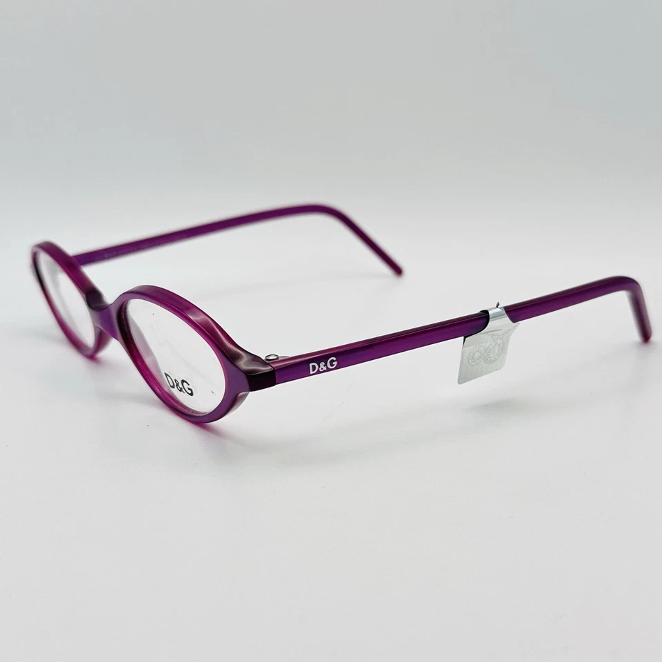 Dolce Gabbana Gafas Mujer Ovaladas Púrpura Brillante Mod. Logo DG 4041 D&G NUEVO Foto 4 de 4