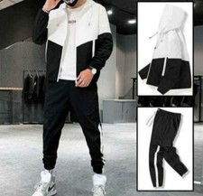 Tracksuit Men,Casual Outfit Athletic Sweatsuits for Men Jogging Suits 2 pcs Sets
