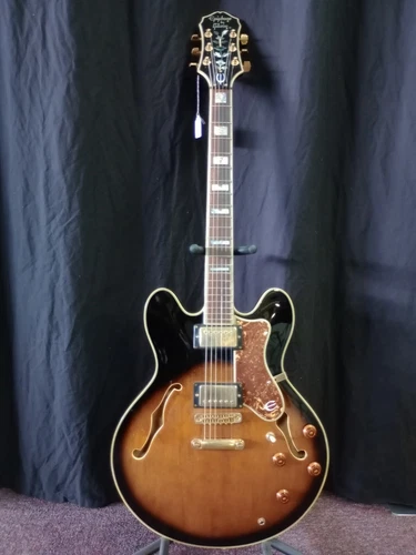 Epiphone Sheraton II 1986-1988 Vintage Sunburst w/Hard case RARE *FREE SHIPPING*