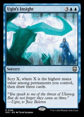 *MtG: 4x UGIN'S INSIGHT - Commander Modern Horizons 3 Rare - magicman-europe*
