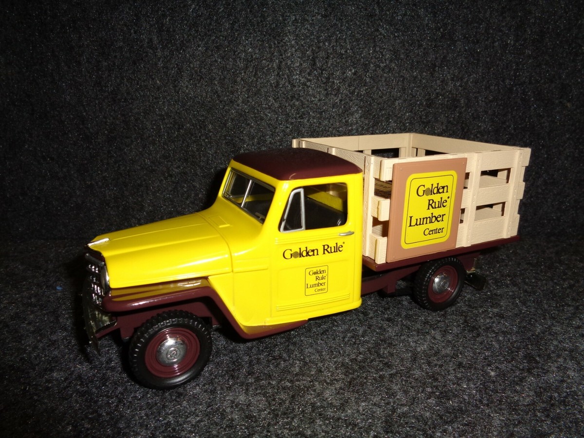 GOLDEN RULE LUMBER 1953 JEEP WILLYS STAKE BED TRUCK LIBERTY