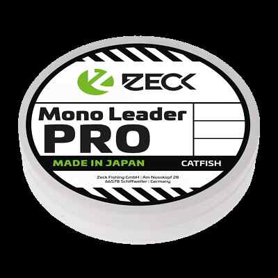 Zeck Mono Leader Pro 20m 1,05mm 68 Kg Vorfach Catfish Wels Waller Art Nr 130002