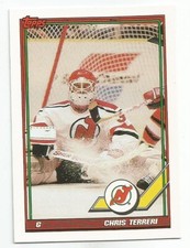 CHRIS TERRERI 1991-92 TOPPS CARD FLAWLESS CONDITION