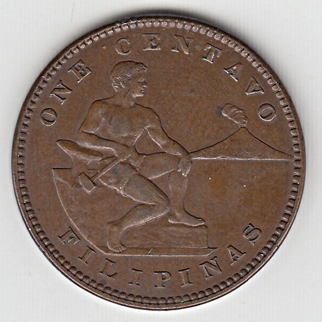 1914-S Philippines 1 Centavo San Francisco Mint High Grade KM# 163