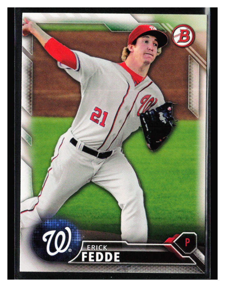 2016 Bowman Draft #BD-159 Erick Fedde