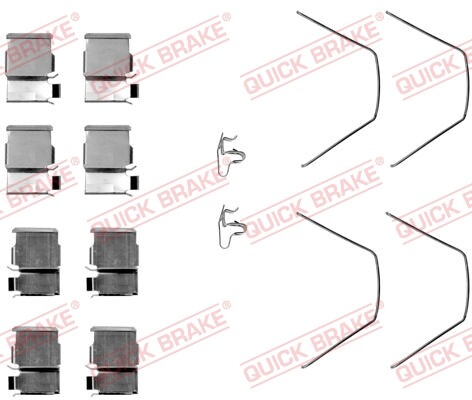 Kit accessori pastiglie freno a disco Quick Brake per Mazda 929 III HC 3.0 2.2 12V
