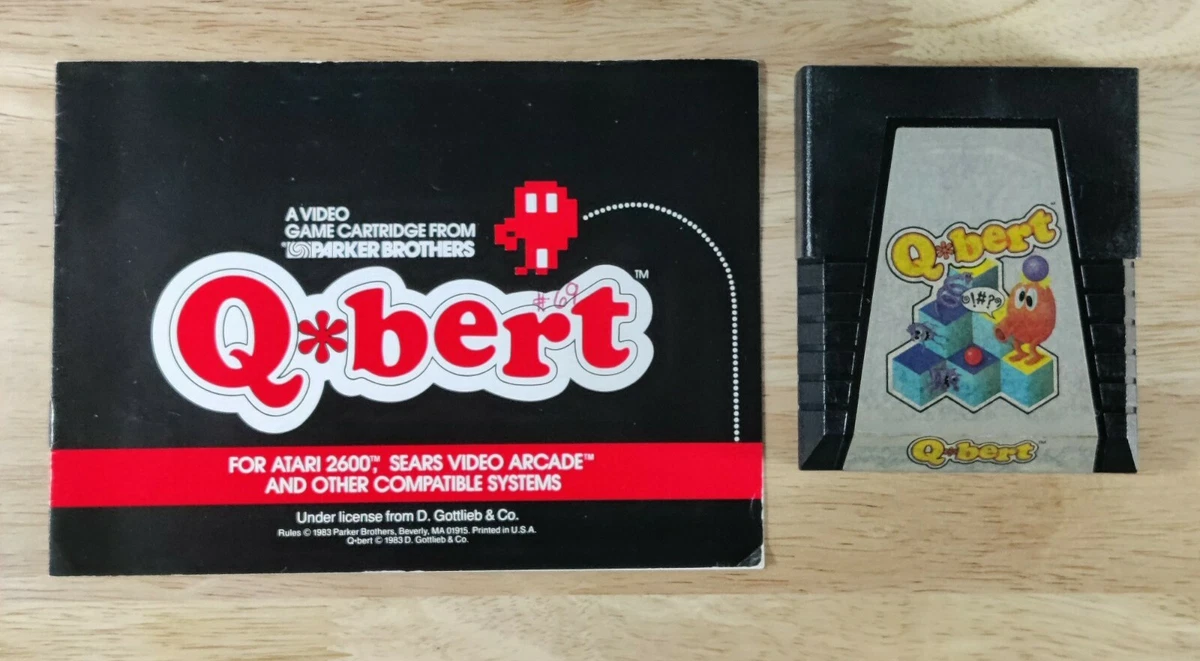 Lot 19 Jeux Atari 2600 NTSC – Demon Attack, Star Wars, Q*Bert – Rare Et Bon état