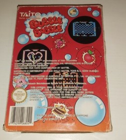 Bubble Bobble NES MATTEL ITALIAN NINTENDO No MANUAL EVERYTHING NEAR PERFECT 1985