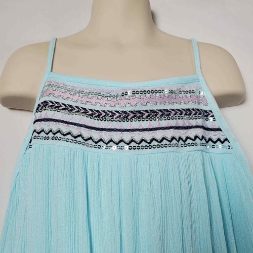 Justice Girls Romper Size 12 Sequin Purple Black Blue - Picture 4 of 5