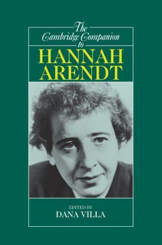 The Cambridge Companion to Hannah Arendt Villa Paperback 9780521645713