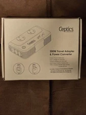Ceptics Travel Adapter International Universal 200W Step Down Voltage Converter
