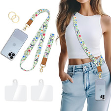 Phone Lanyard Crossbody Wrist Strap, Bird Cell Phone Lanyards for around the Nec