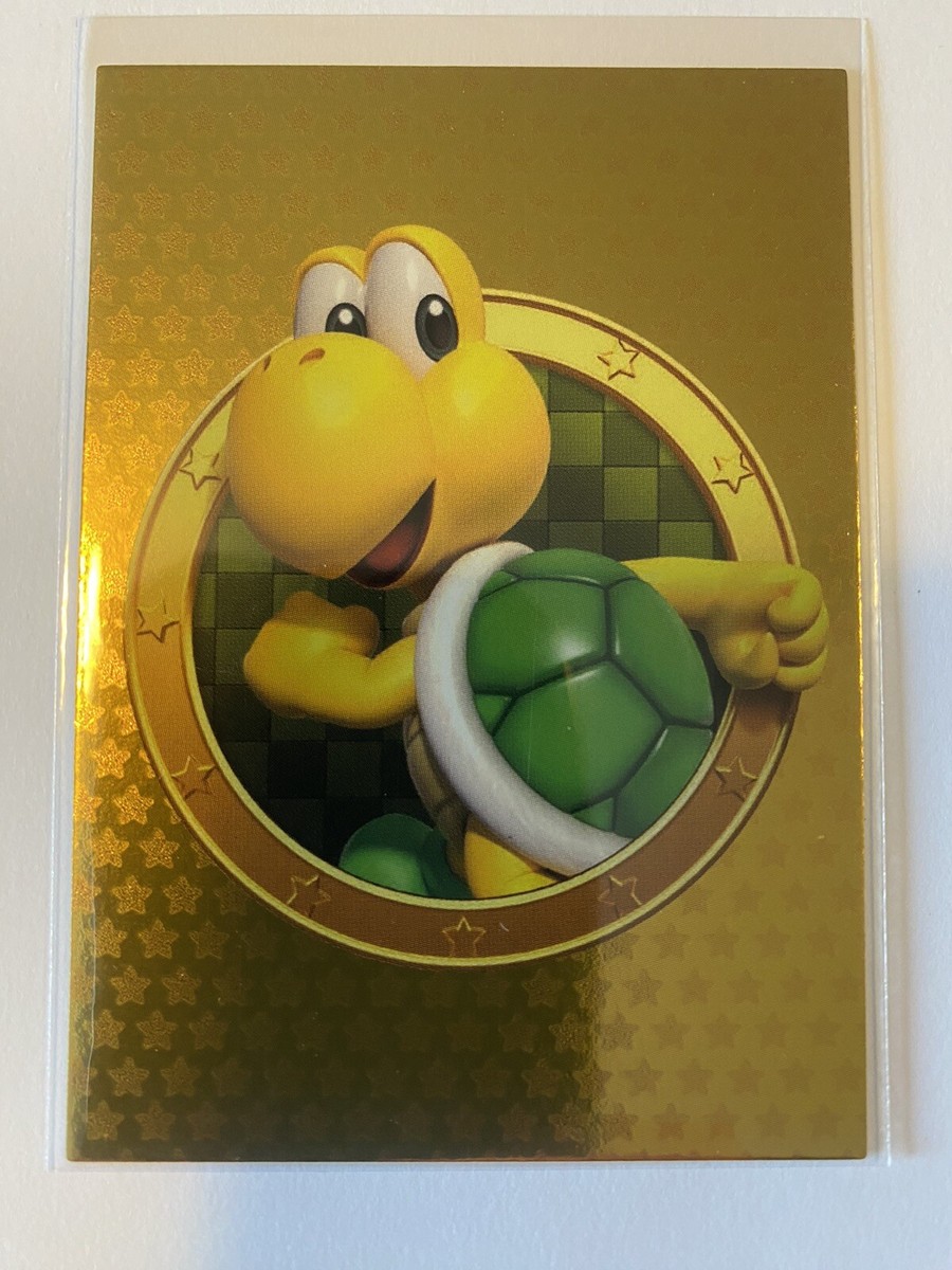 Panini Super Mario Trading Card Collection - Golden Card Koopa