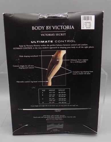 Body Victoria's Secret di Victoria taglia C Ultimate Control Capri Shaper nero - Foto 2 di 5