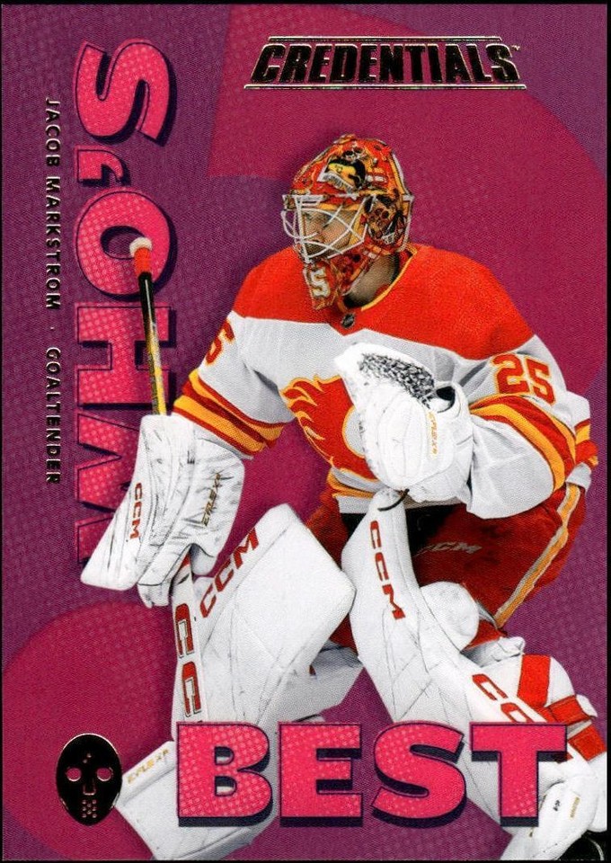 2023-24 Upper Deck Credentials - Jacob Markstrom #WB-JM - 1 of 1