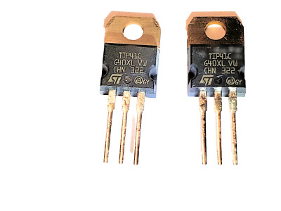TIP41C ''original'' TI  Transistor TO-220 2  pcs