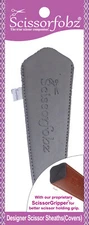 SCISSORFOBZ Designer Scissors Sheath Cover Single large Pewter Grey Color