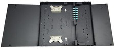 12 Fiber Dual Door Wall Mount w/6 LC Duplex Adapter, Patch Only 50/125 Multimode