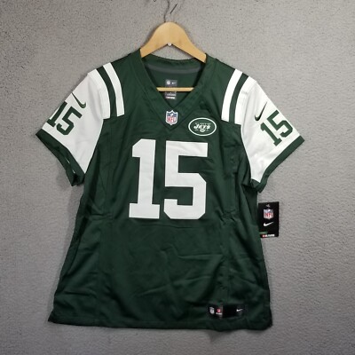 $130 Nike New York Jets #15 Tim Tebow Jersey Woman XL Sewn Green On-Field NFL