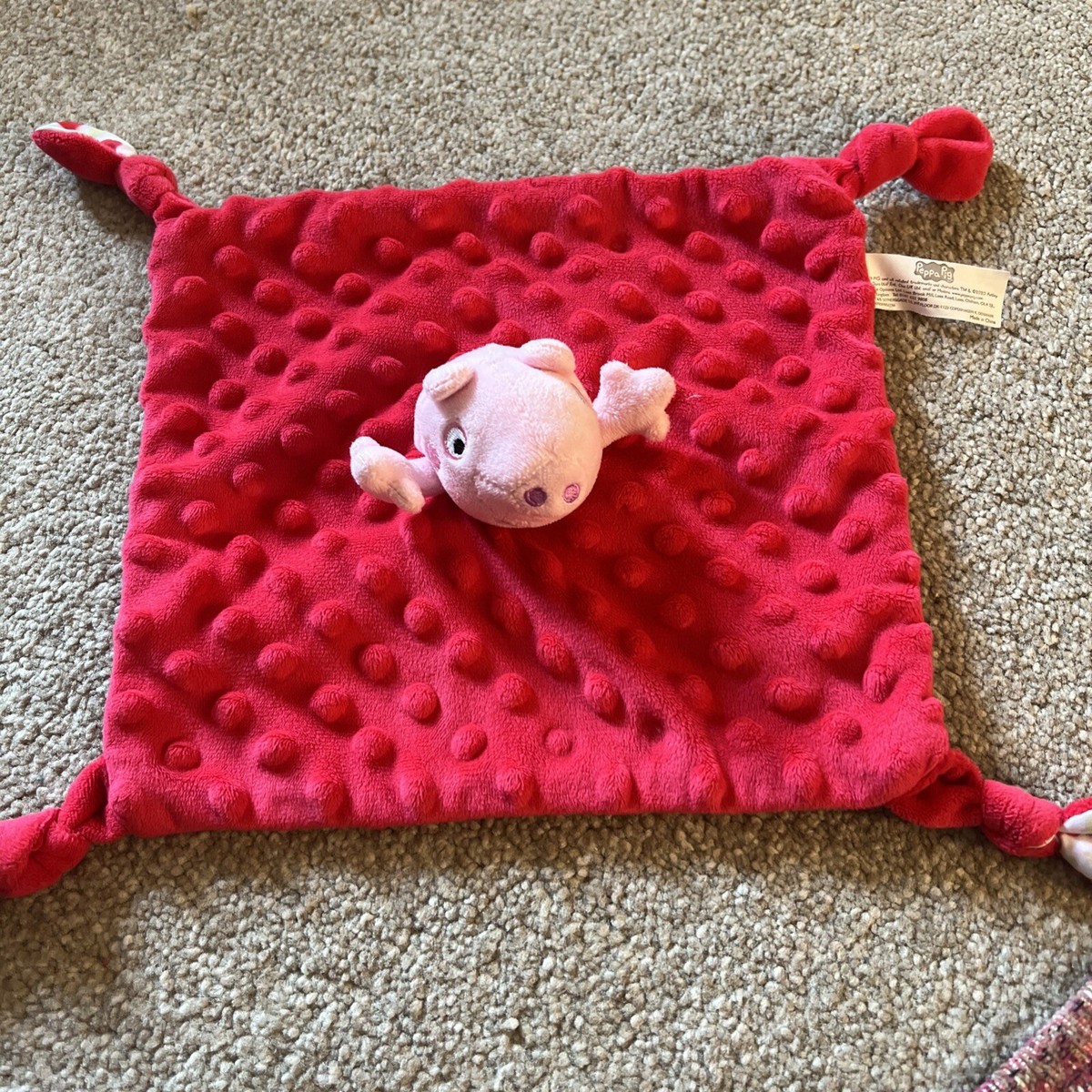 Peppa Pig Red Snuggle Blanket Baby Comforter Comfort Toy 2020