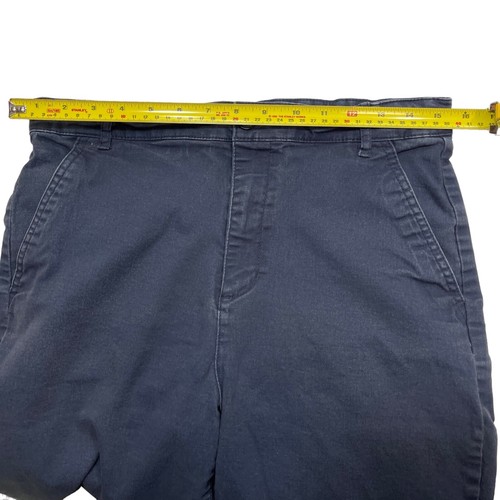 OLD NAVY 2-Pair Chino Shorts Size 18 Husky Navy Khaki Adjust Waist Flat Front - Picture 11 of 18