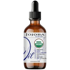 Organic jojoba oil golden hojoba oil 100% pure usda cold pressed unrefined 4 oz
