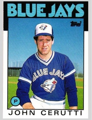 John  Cerutti 1986 Topps Traded #23T (RC) - FREE SHIPPING  (051626)