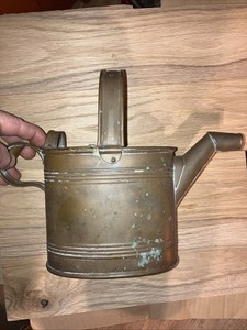 Antique Brass Watering Can 1880’s Richard Perry And Son Wolverhampton,England