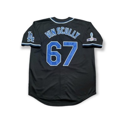 Vince Scully Los Angeles Dodgers VIN & 1950-2016 Men's Alt Black