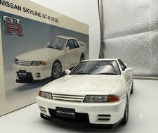 AUTOart Nissan Skyline GT-R R32 1:18 White Model Car Used
