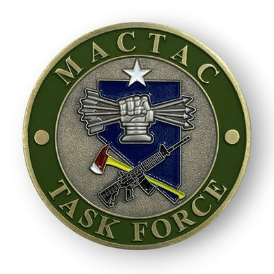 #ad #ad MACTAC TASK FORCE Las Vegas Police LVMPD Challenge Coin 2quot; Counter Terrorism $49.99