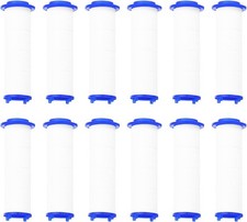 12 Pcs Shower Head Filter 2.8 Inch PP Cotton Filter Cartridge Replacement