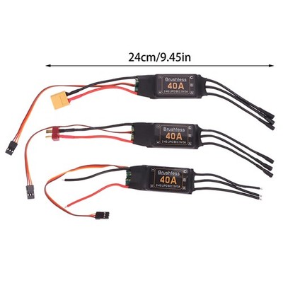 Mitoot Brushless 40A Speed ESC Controller 2-4S With 5V 3A UBEC For RC Aircraf ON