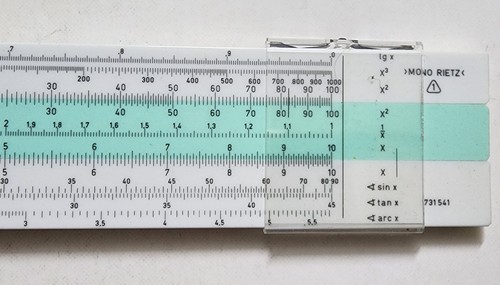 Vintage Slide Rule VEB Mantissa Mono Rietz 1731541 GDR Germany 1970s - Picture 8 of 11