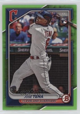 2024 Bowman Neon Green Border 273/399 Jose Tena José Tena #30 Rookie RC 4k8