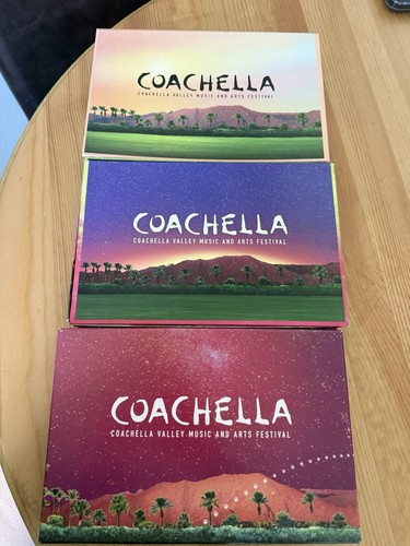 Coachella Valley Music & Arts Festival Welcome Guide Box Sets Lot 2019 2022 2023