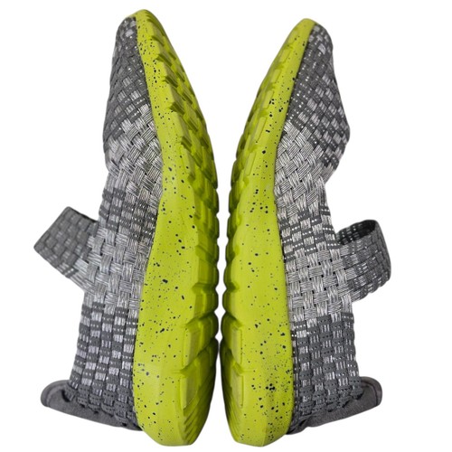 Bernie Mev Charm Metallic Woven Silver Mary Jane Schuhe Damen US 8; EU 39 - Bild 3 von 10