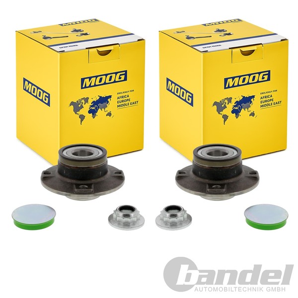 2X Moog RADLAGER-SATZ Hinten Passend FüR Seat MII Skoda Citigo E-CITIGO VW Load-image