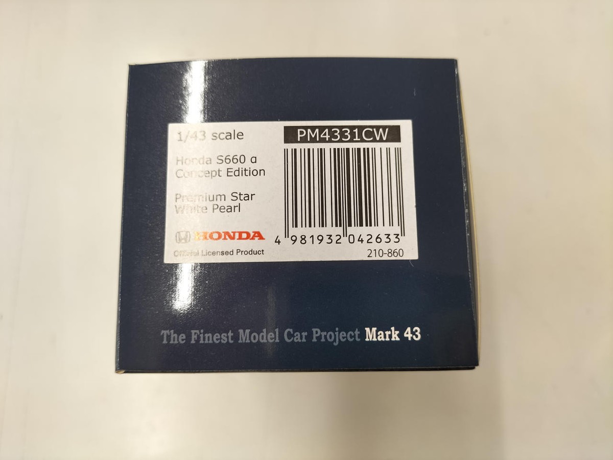 Hobby Japan MARK43 1/43 Honda S660 α Concept Edition Premium
