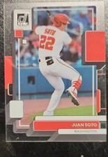 2022 Panini Chronicles - Clearly Donruss Juan Soto #44 Purple /25