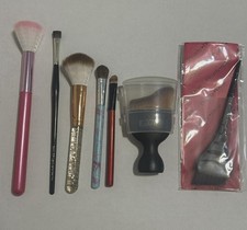 7pc Makeup Brush Set Lot Foundation Eyeshadow Blending Fan Brushes Kit