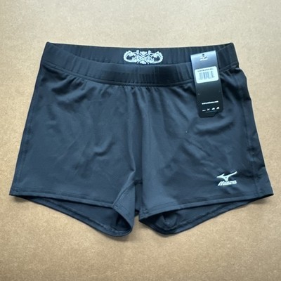 Mizuno DryLite Women s Volleyball Spandex Shorts 440319 - Large Black New