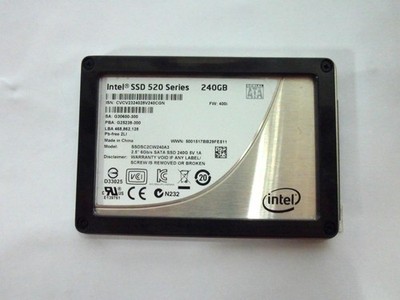 Intel SSD 520 Series 240GB SSDSC2CW240A3 2.5'' 6Gb/s SATA Solid State Drive