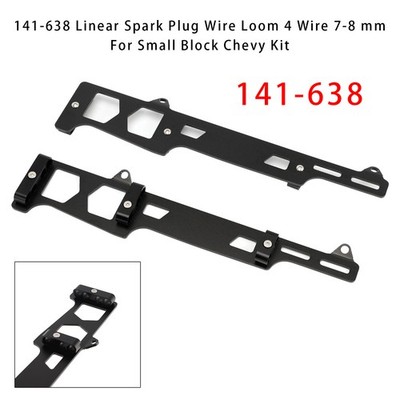 141-638 Linear Spark Plug Wire Loom 4 Wire 7-8 mm Für Small Block Chevy Kit