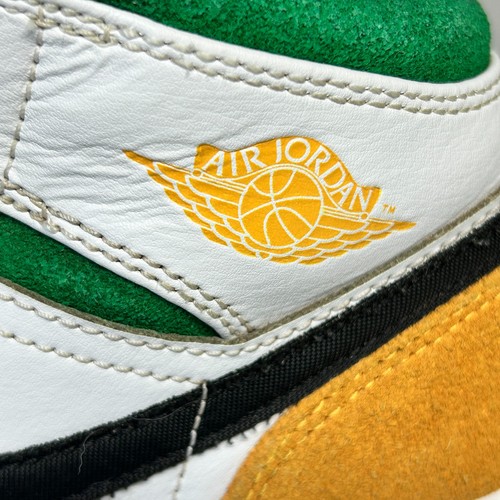 Jordan 1 Mid SE White Laser Orange Lucky Green (GS) Size UK 4.5 US 5 EU 37.5 - Picture 17 of 23