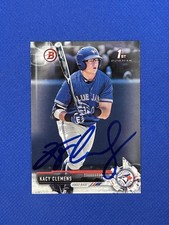 2017 Bowman Draft Kacy Clemens Auto Autograph Signed #BD-101 Card rookie rc