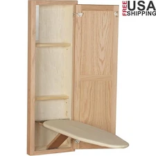 StowAway In-Wall Ironing Board Cabinet Space Saving Rotating Ironing Board New